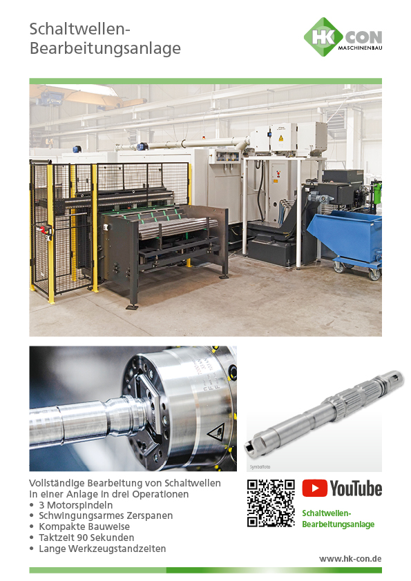 Schaltwellen-Prospekt HK-CON Schaltwellen